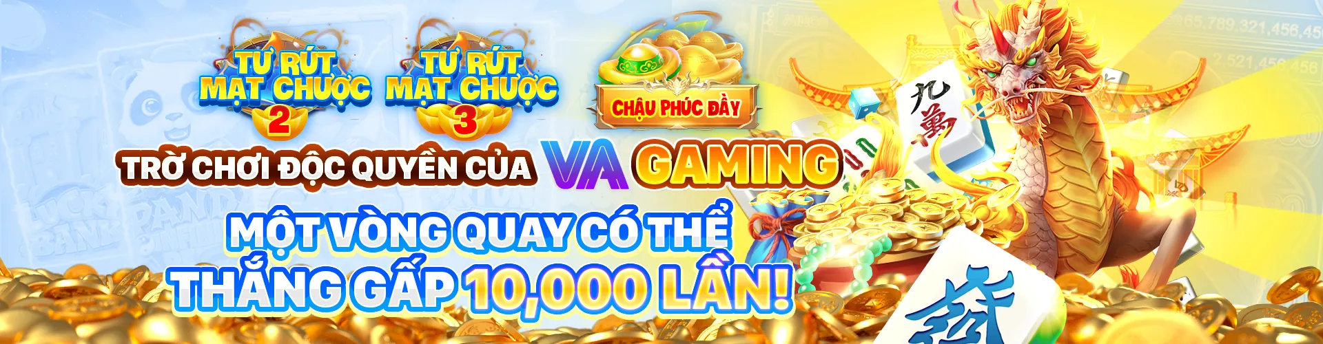 Sảnh casino trực tuyến sôi động với Vclub khuyến mãi